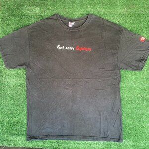 Vintage Y2K Captain Morgan Shirt Rum Quote Slogan Logo Tee